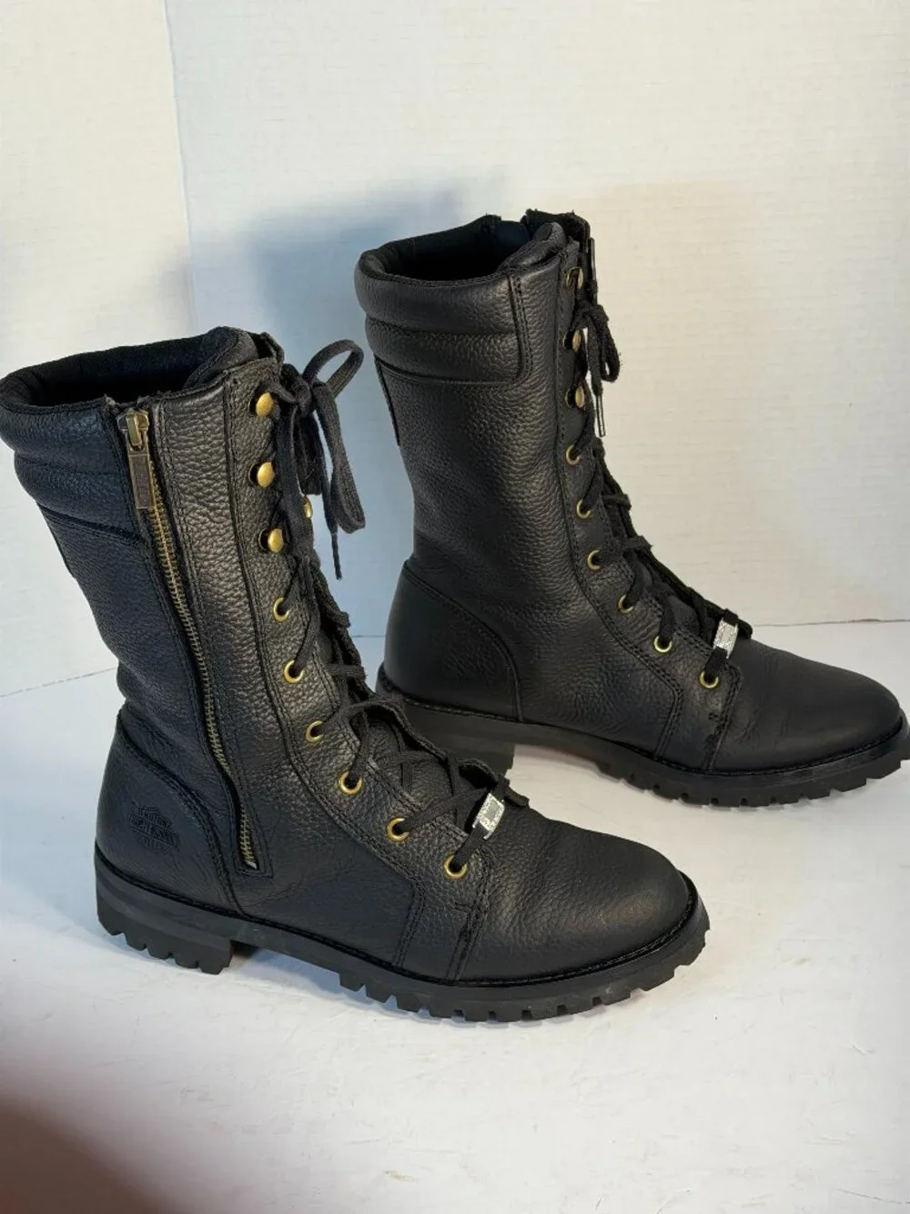 Harley-Davidson black leather